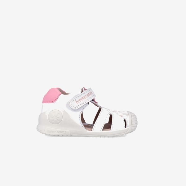 Sandalias Biomecanics para Primeros Pasos en color blanco