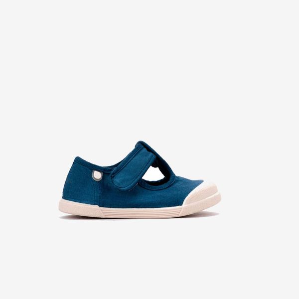 Lona Barefoot en azul con velcro para Niños – Marca Igor