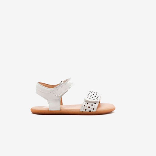 Sandalia barefoot en color blanco de Gioseppo - Doble velcro - Ajuste y Flexibilidad