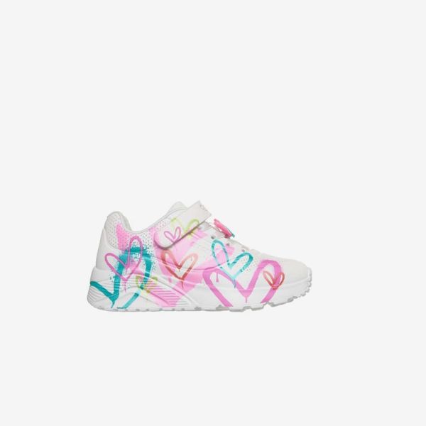 Zapatillas Skechers corazones multi velcro niña