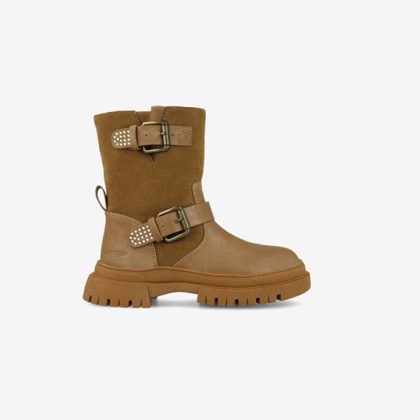 Bota Chelsea cuero niña serie grande.