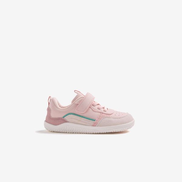 Zapato sport niña Gioseppo barefoot con velcro y cordon elastico.