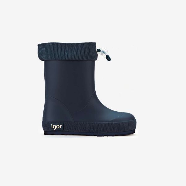 Botas de agua respetuosas Igor azul marino