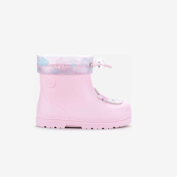Botas de agua respetuosas Igor niña cortitas y de Unicornio.