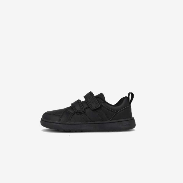 Zapatilla deportiva respetuosa colegial de Blanditos en marino con doble velcro.