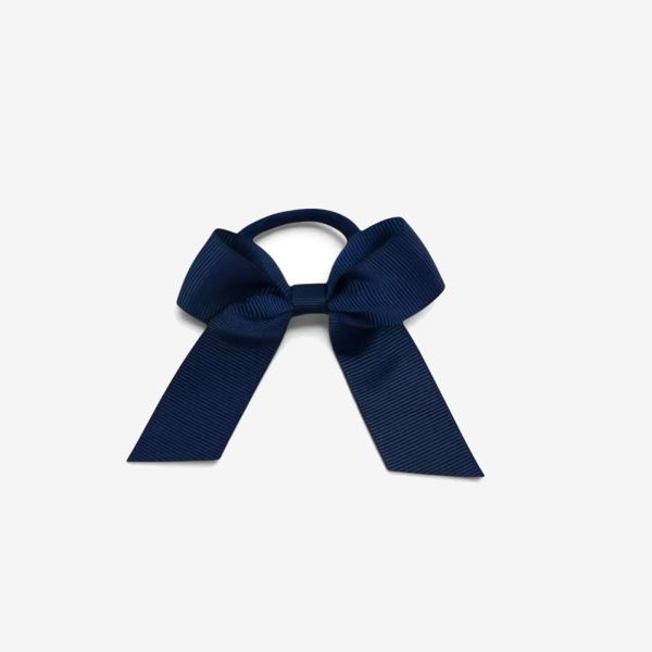 Coletero azul marino lazada de punta larga muy elegante.