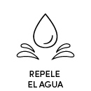 Repele el agua