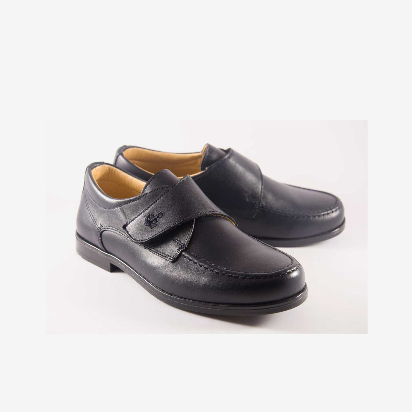 Zapato ceremonia/comunión niño en piel con velcro