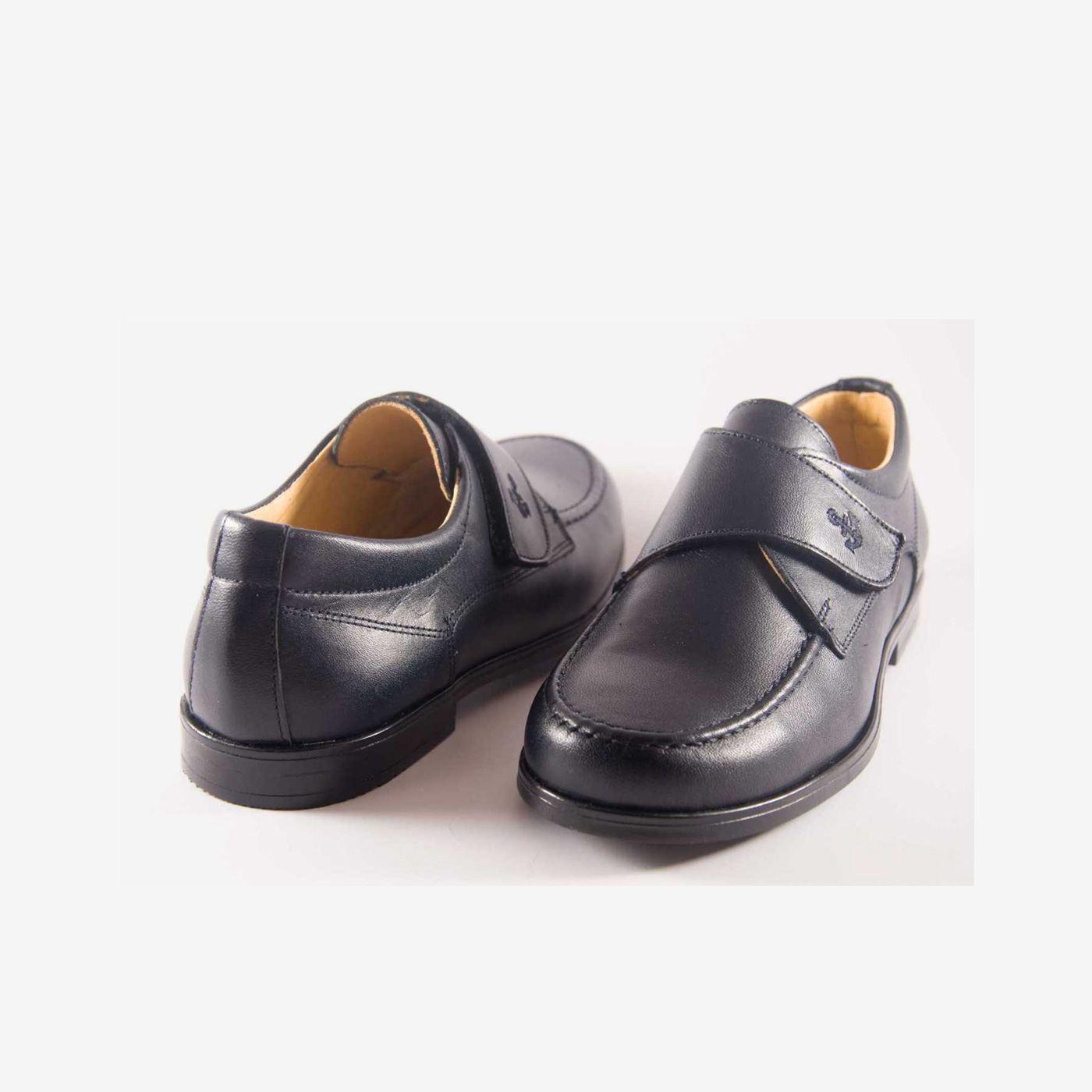 Zapato ceremonia/comunión niño en piel con velcro