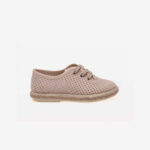 Lona de niño en serraje perforada con cordón