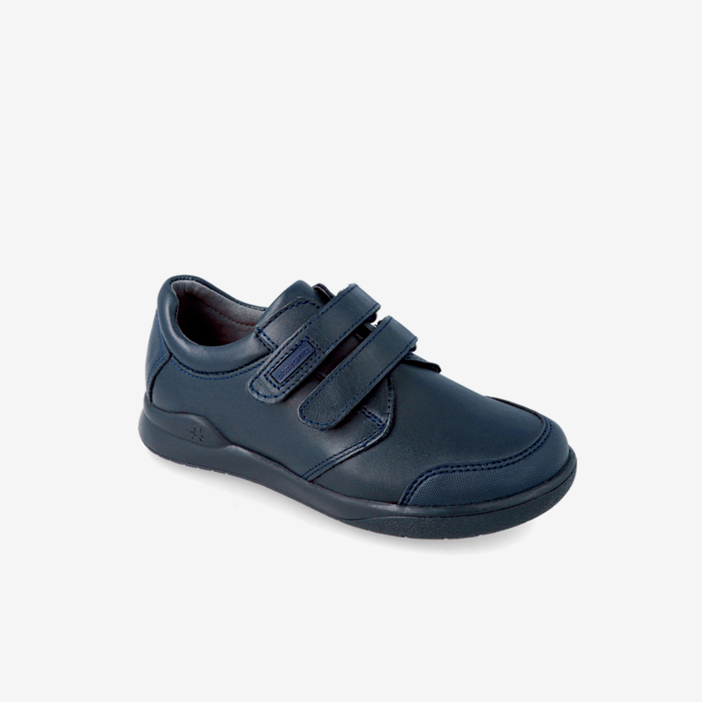 Zapato colegial niño Biomecanics azul marino con velcro