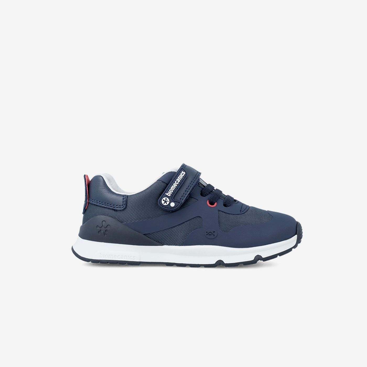 Deportivos colegiales azul marino con velcro y puntera reforzada