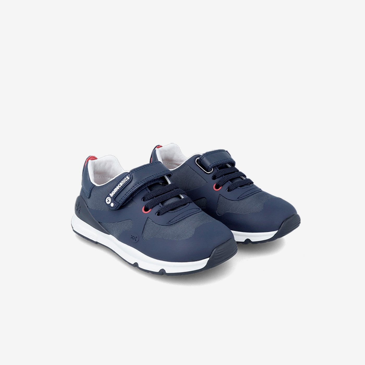 Deportivos colegiales azul marino con velcro y puntera reforzada