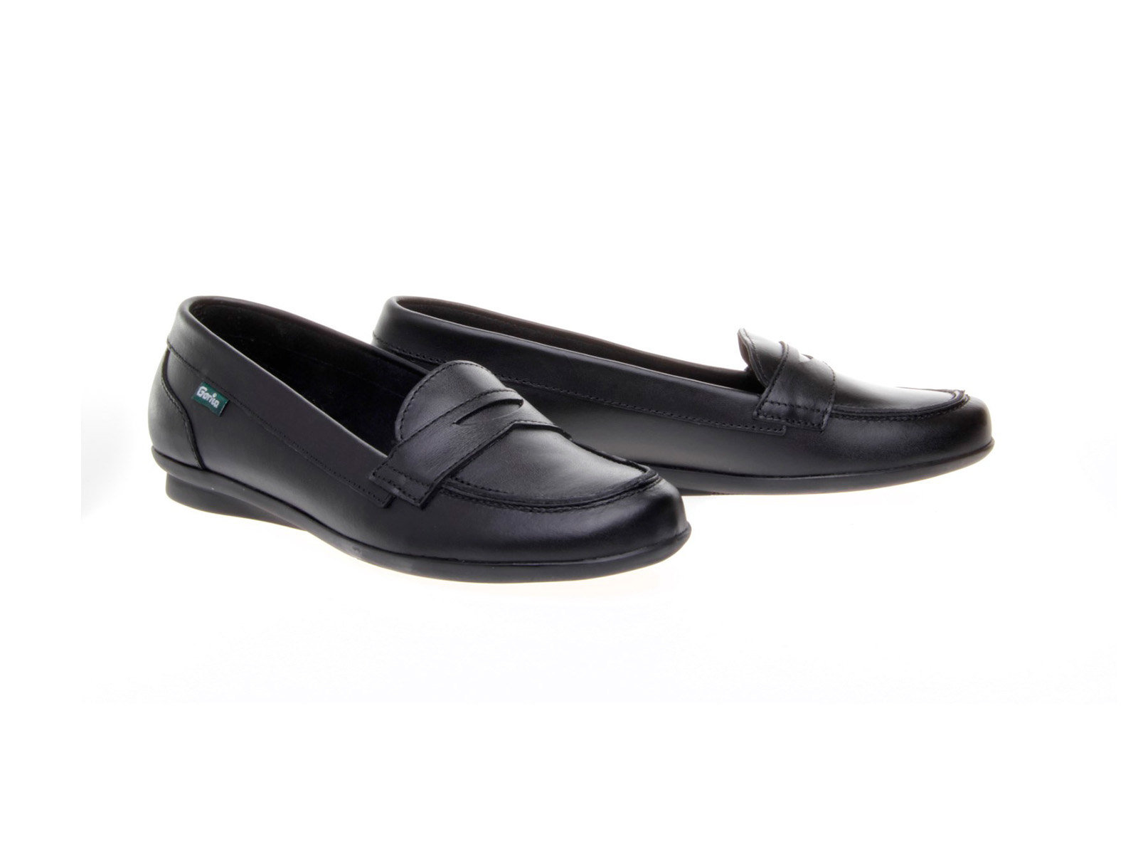 Mocasín Gorila niña en azul marino.