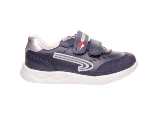 Zapatillas Pablosky piel azul marino doble velcro