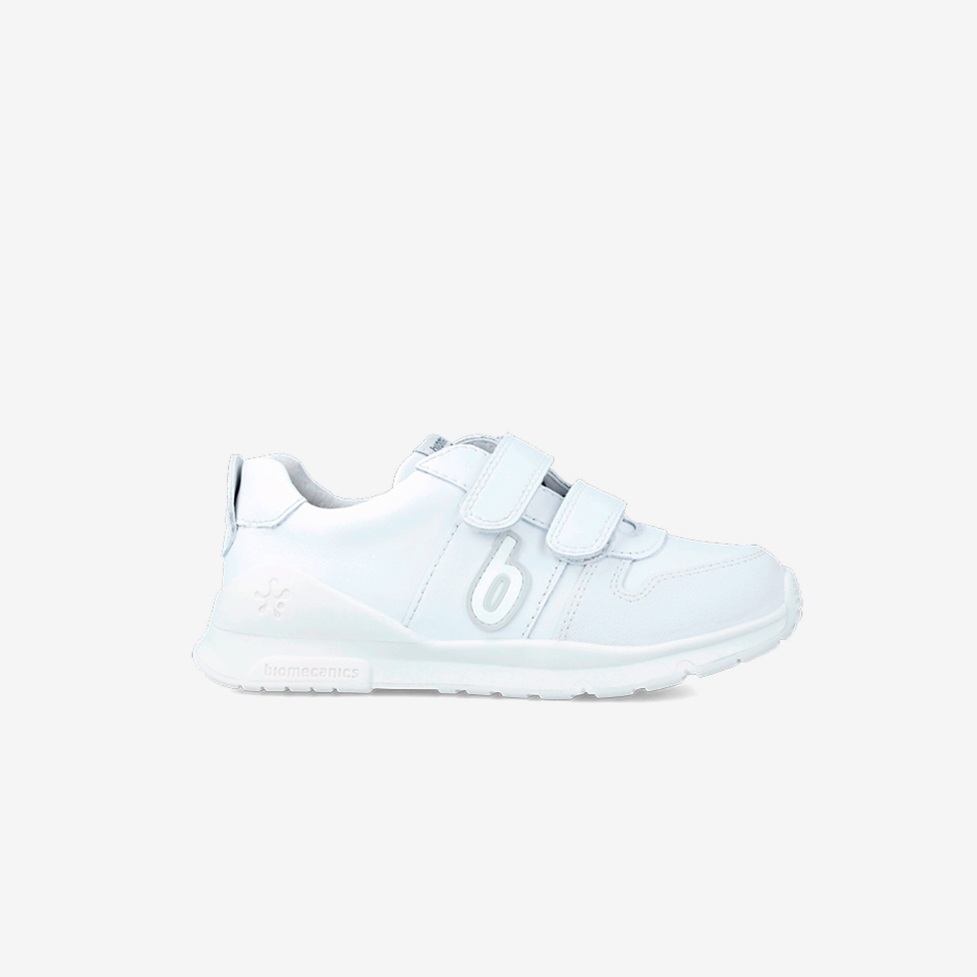 Deportivo colegial blanco Biomecanics con puntera reforzada
