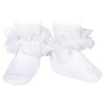 Calcetines Condor blancos con tul