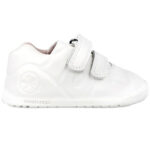 Deportiva Biomecanics blanca unisex primeros pasos con velcro