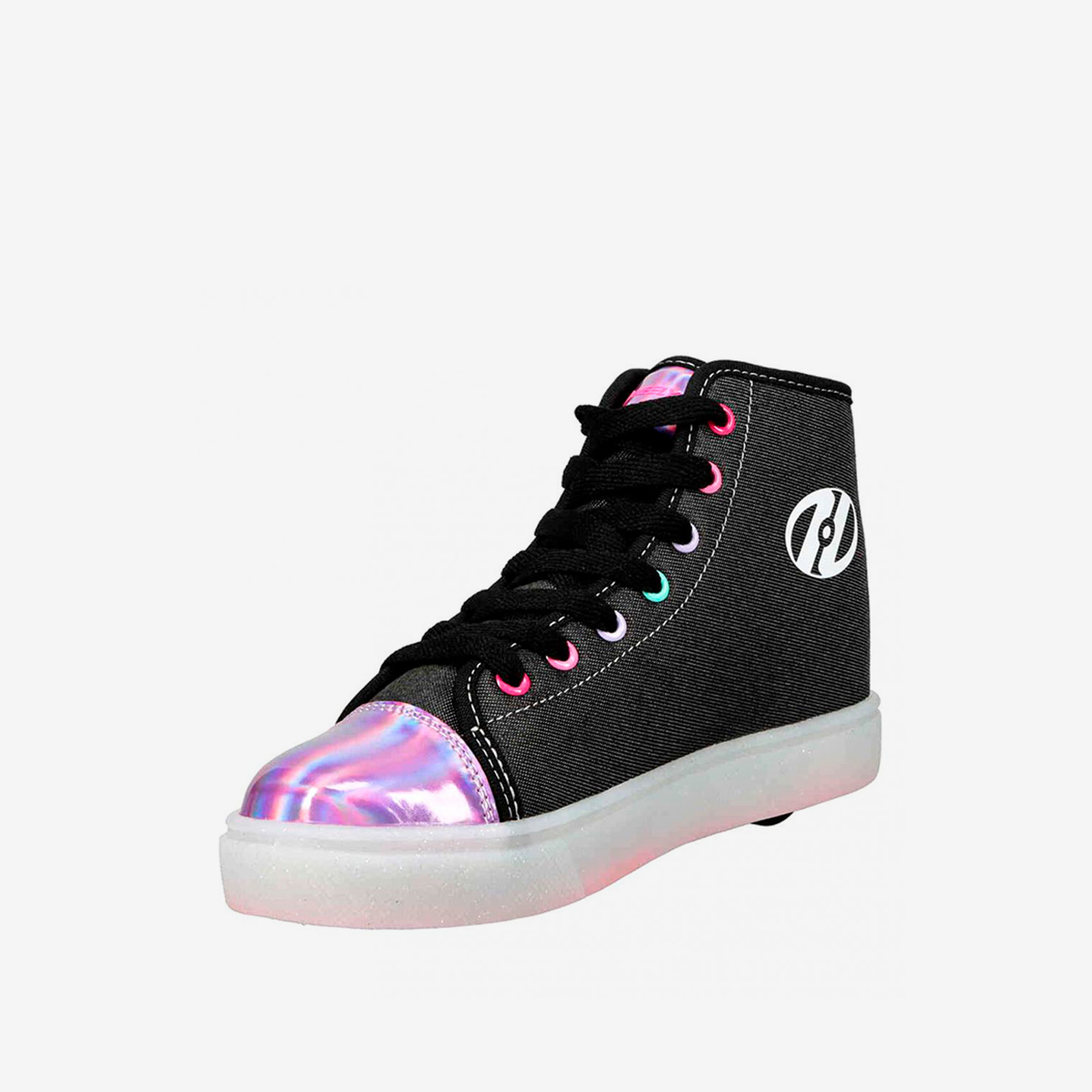 Heelys botín de rurdas niña flores y corazones