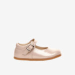 Merceditas respetuosas para niña en color oro