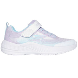 Skechers en tonos pastel sin luces, ligeras y fáciles de poner. Suela flexible, puntera reforzada y transpirables. Perfectas para el cole y cada día.