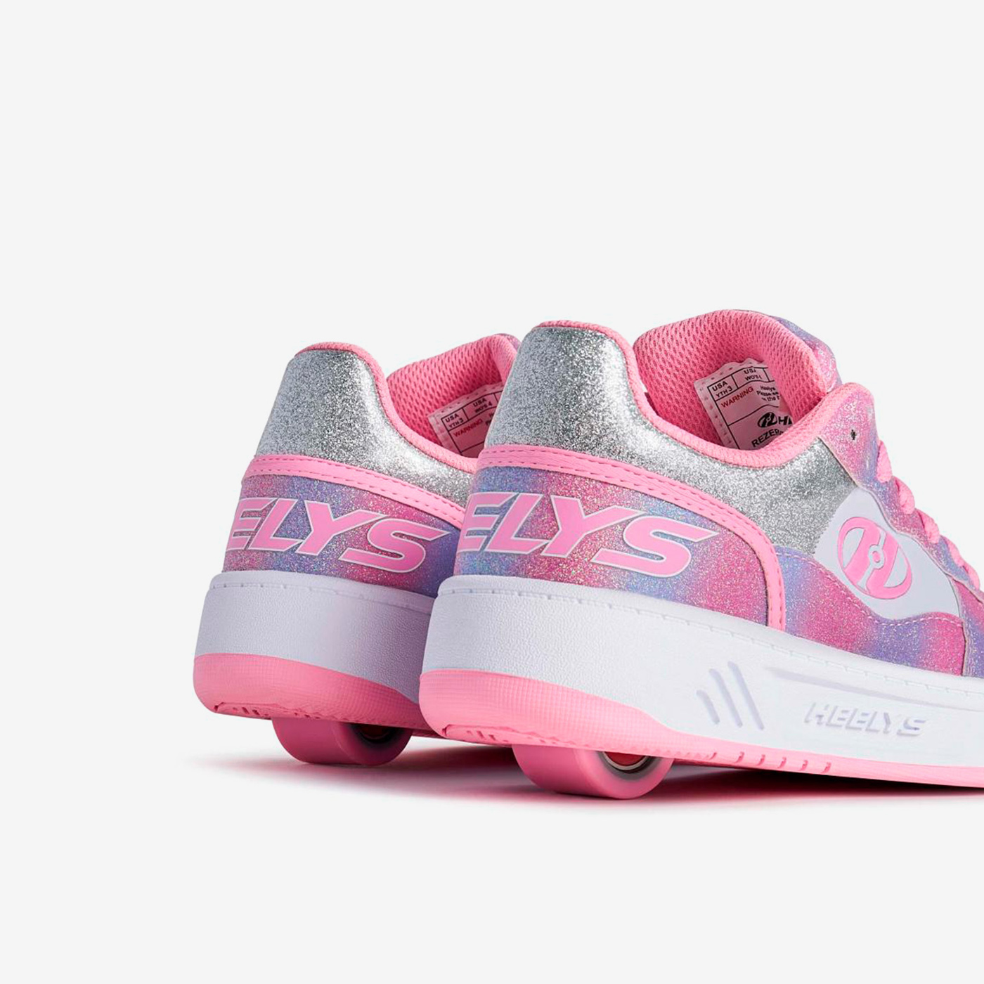 Zapatillas Heelys niña con ruedas multicolor | Brillan sin parar