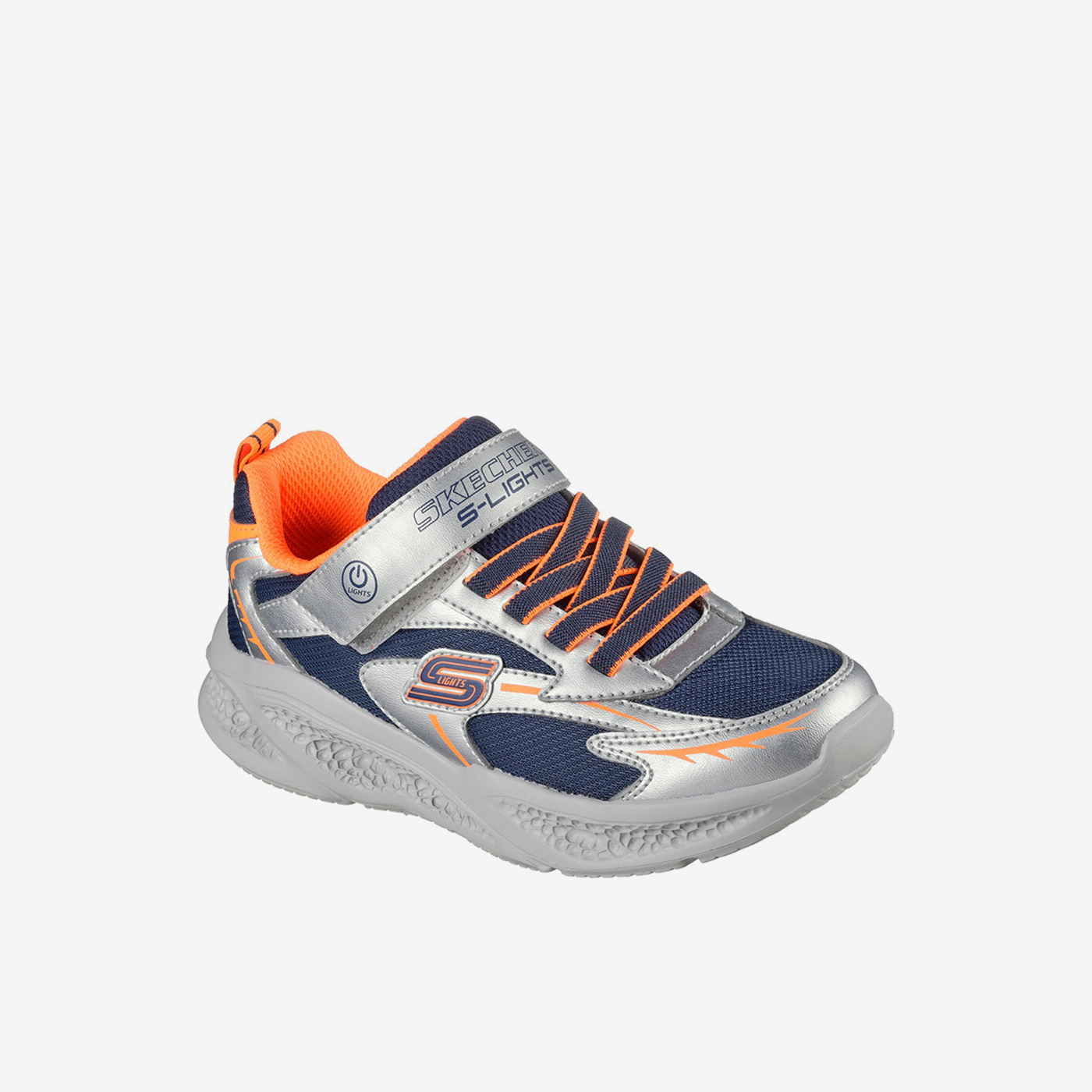 Skechers niño con luces urbanas | Velcro y suela segura