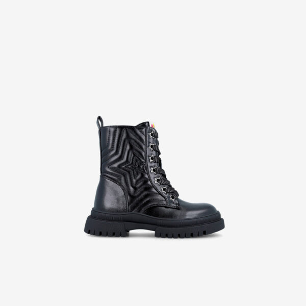 Botas de Garvalin tipo Martens, negras con estrella