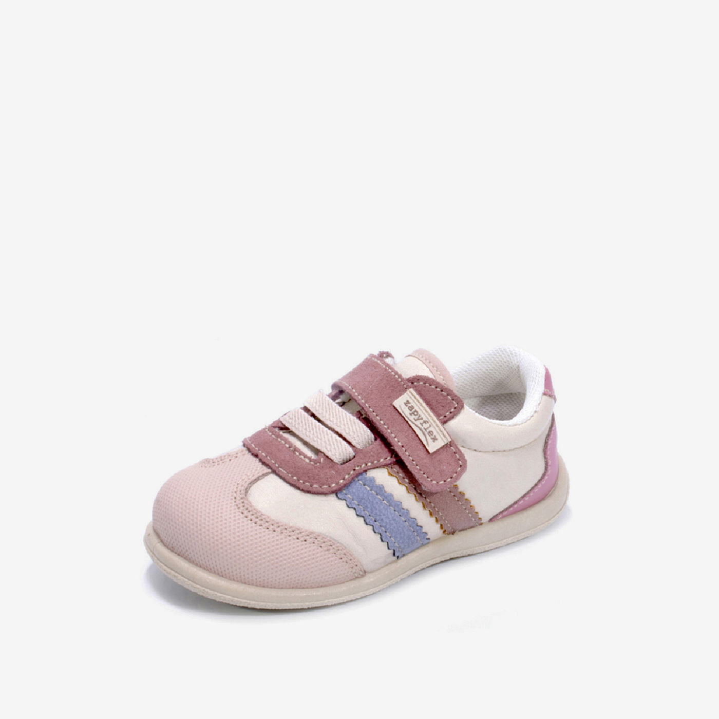 Deportiva cómoda, plantilla extraíble y y con velcro