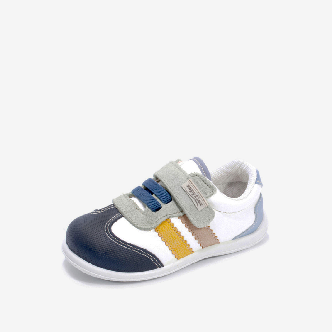 Zapatillas respetuosas con velcro, plantilla extraíble y suela flexible