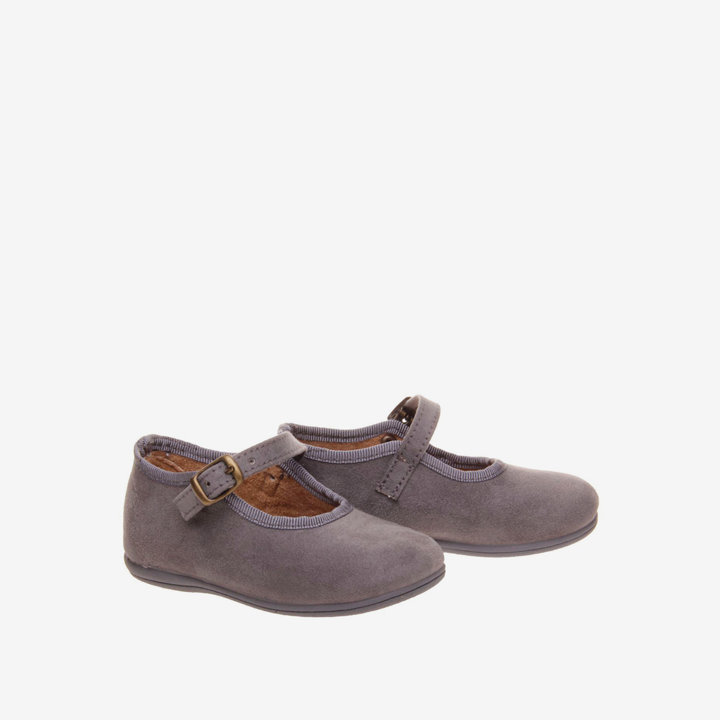 Merceditas Vulpeques para bebé en color gris