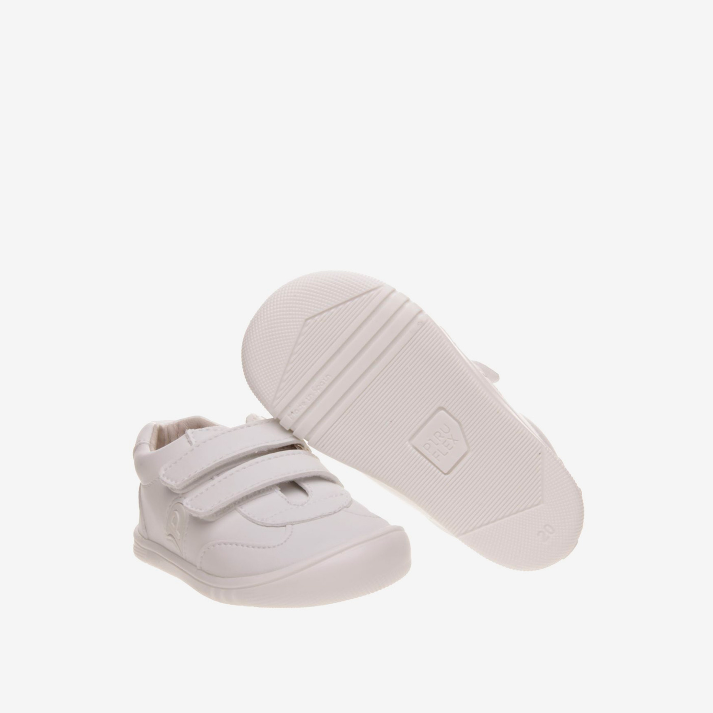 Zapatillas Piruflex blancas guardería respetuosas | Primeros días