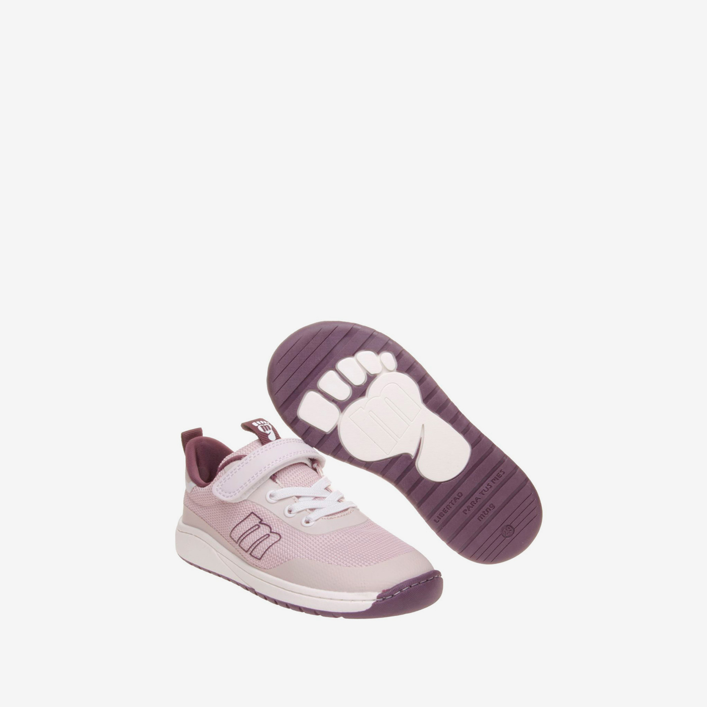 Deportiva Mustang respetuosas rosas para niña grande | Cómoda, respetuosa y con estilo