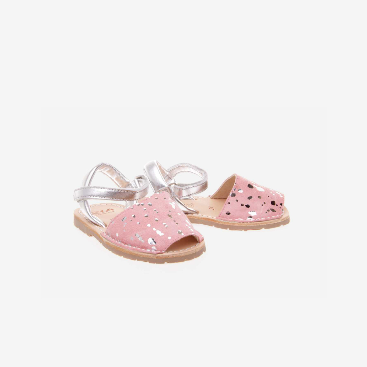 SANDALIA MENORQUINA RIA DE NIÑA MATALIAZA CON VELCRO