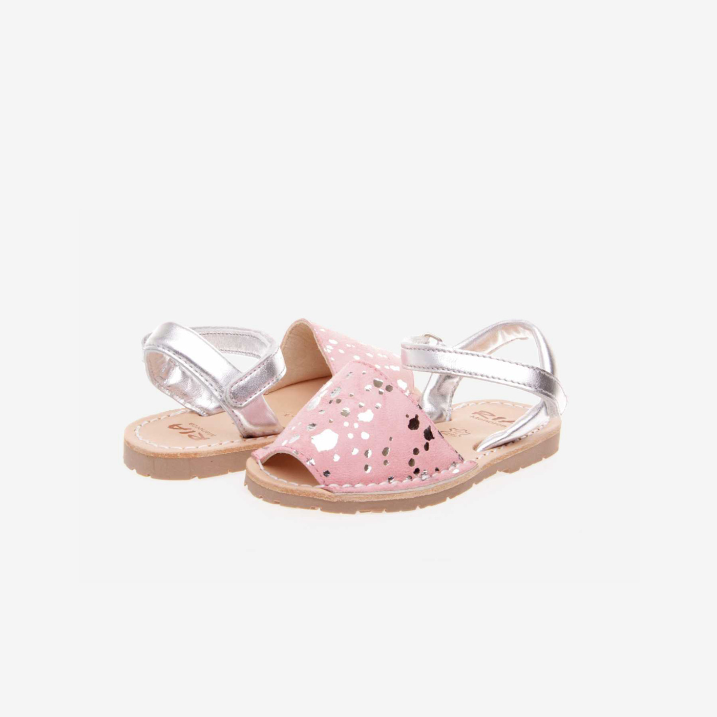 SANDALIA MENORQUINA RIA DE NIÑA MATALIAZA CON VELCRO