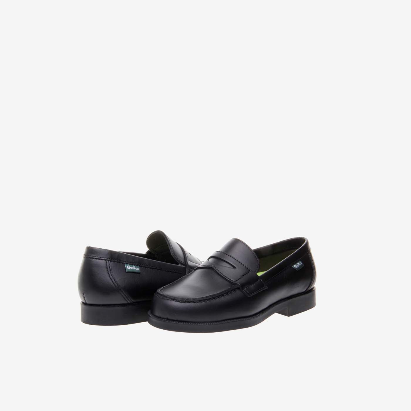 Mocasín de piel Gorila  con suela de goma