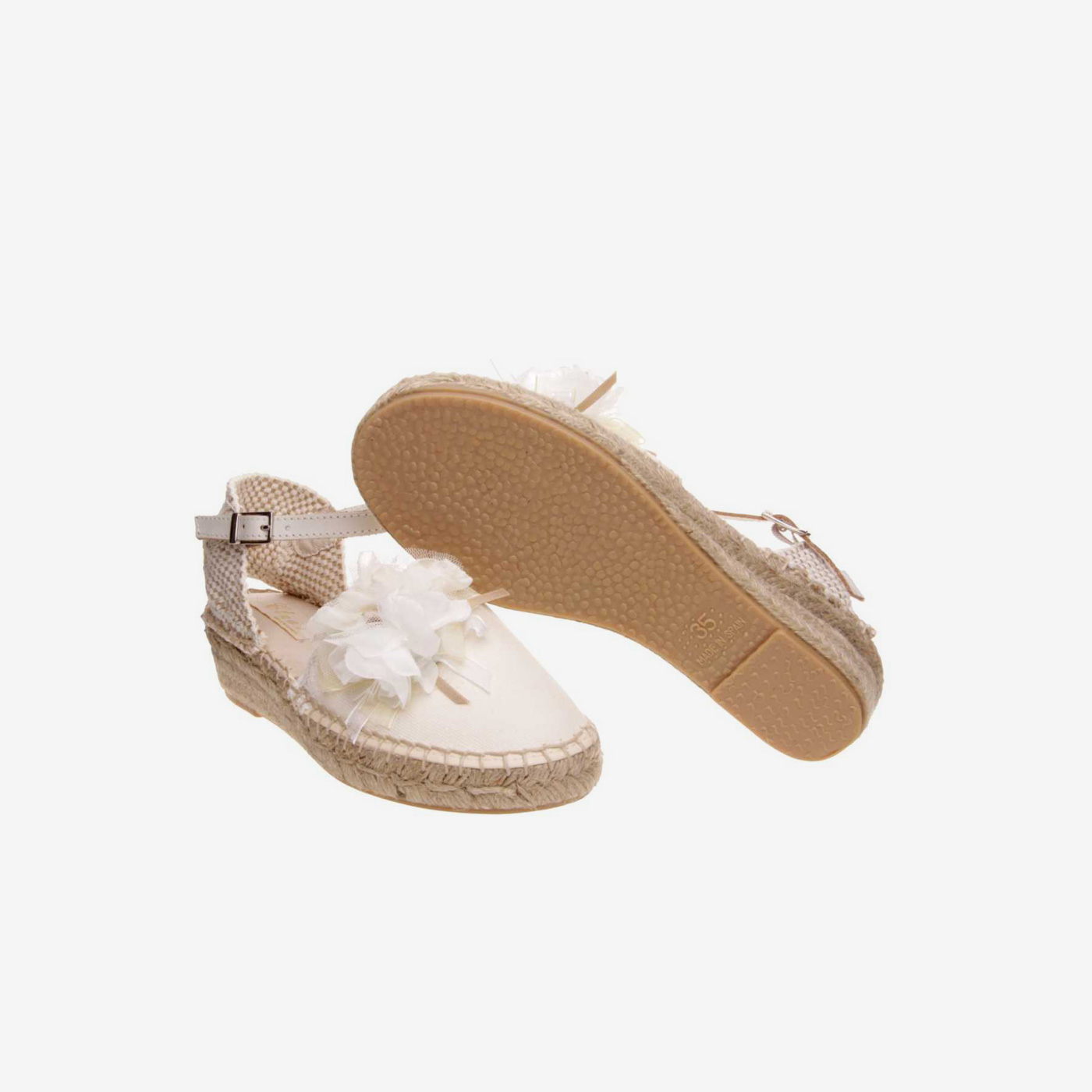 SANDALIA NIÑA ESPARTO CON HEBILLA
