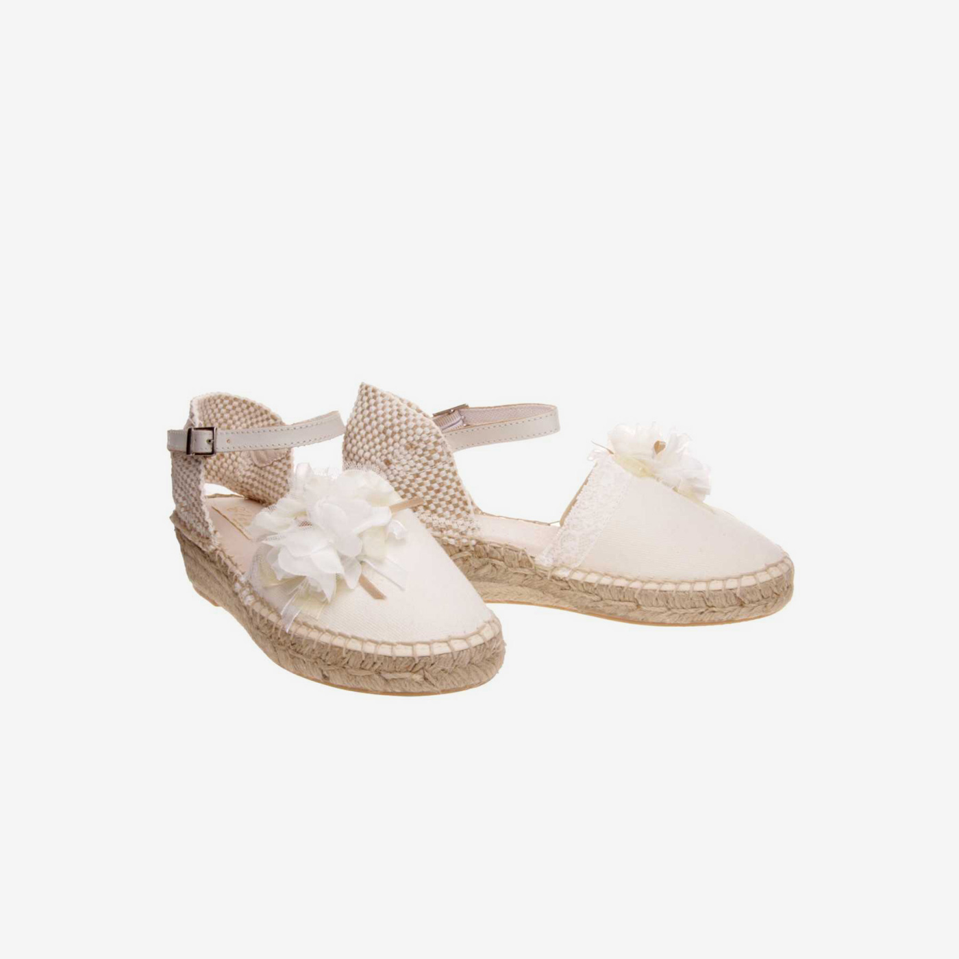 SANDALIA NIÑA ESPARTO CON HEBILLA
