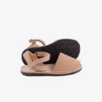 SANDALIA MENORQUINA RIA EN PIEL CON VELCRO
