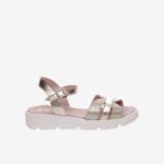 SANDALIA NIÑA LANDOS METALIZADA CON HEBILLA