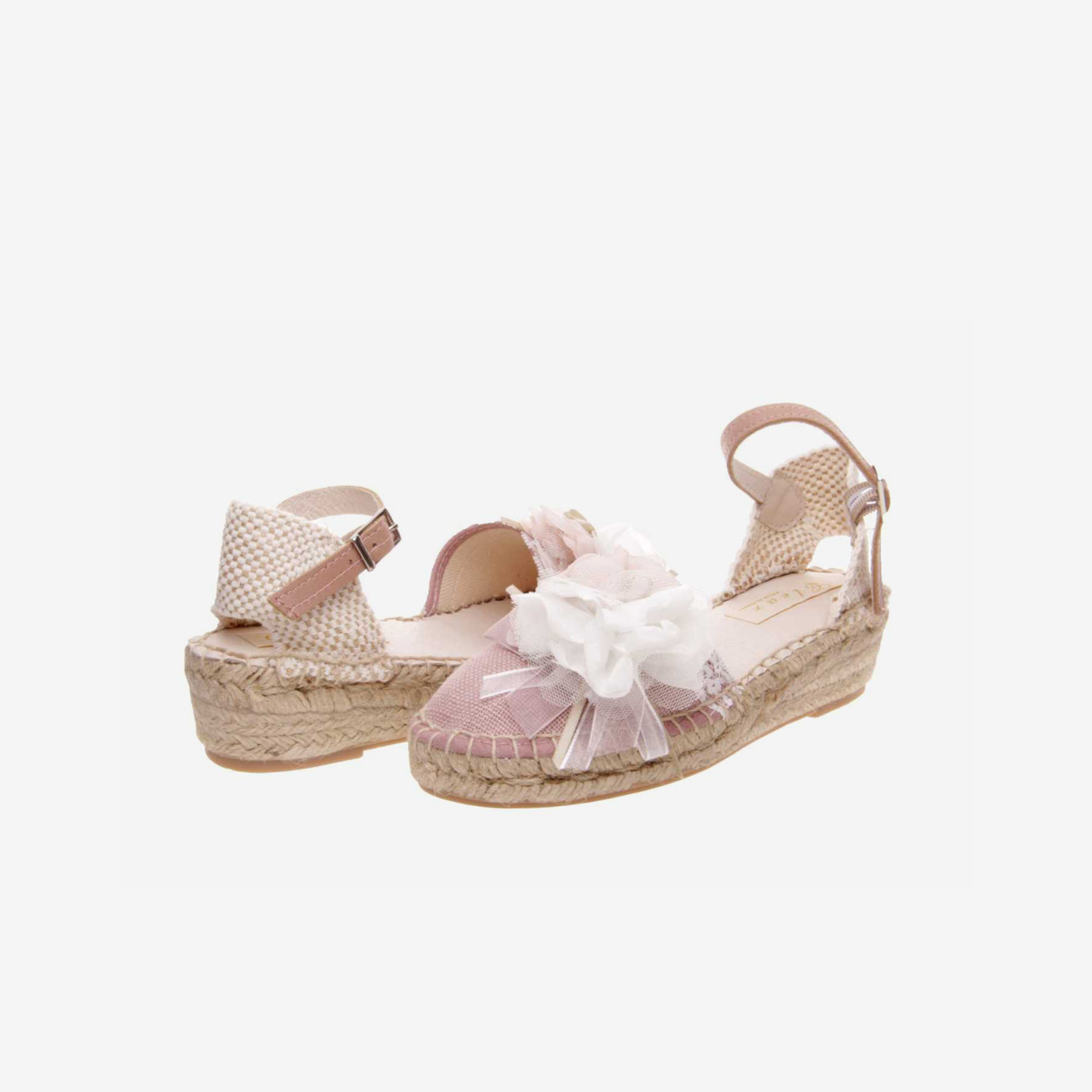 SANDALIA NIÑA ESPARTO CON HEBILLA