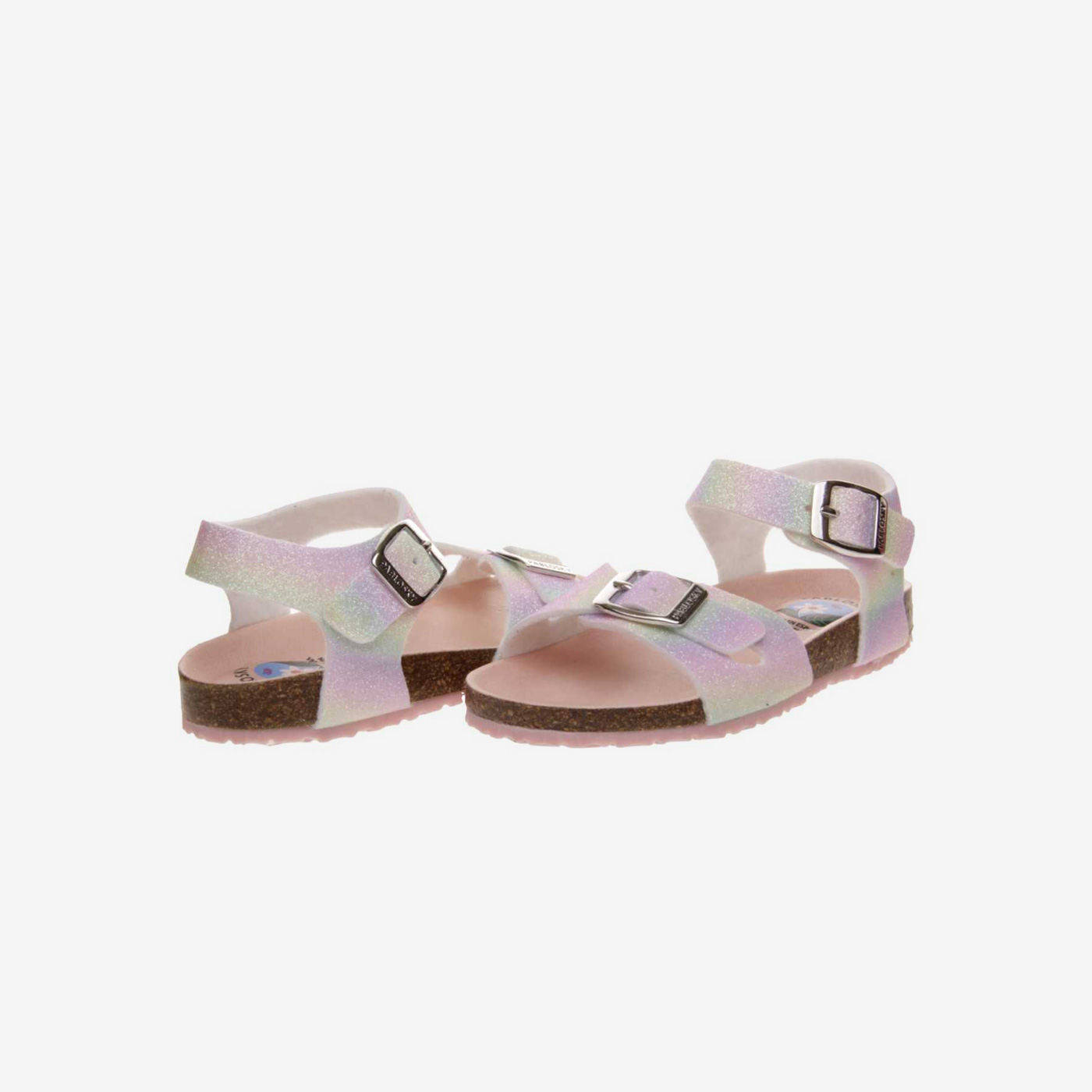 SANDALIA NIÑA PABLOSKY METALIZADA CON HEBILLA