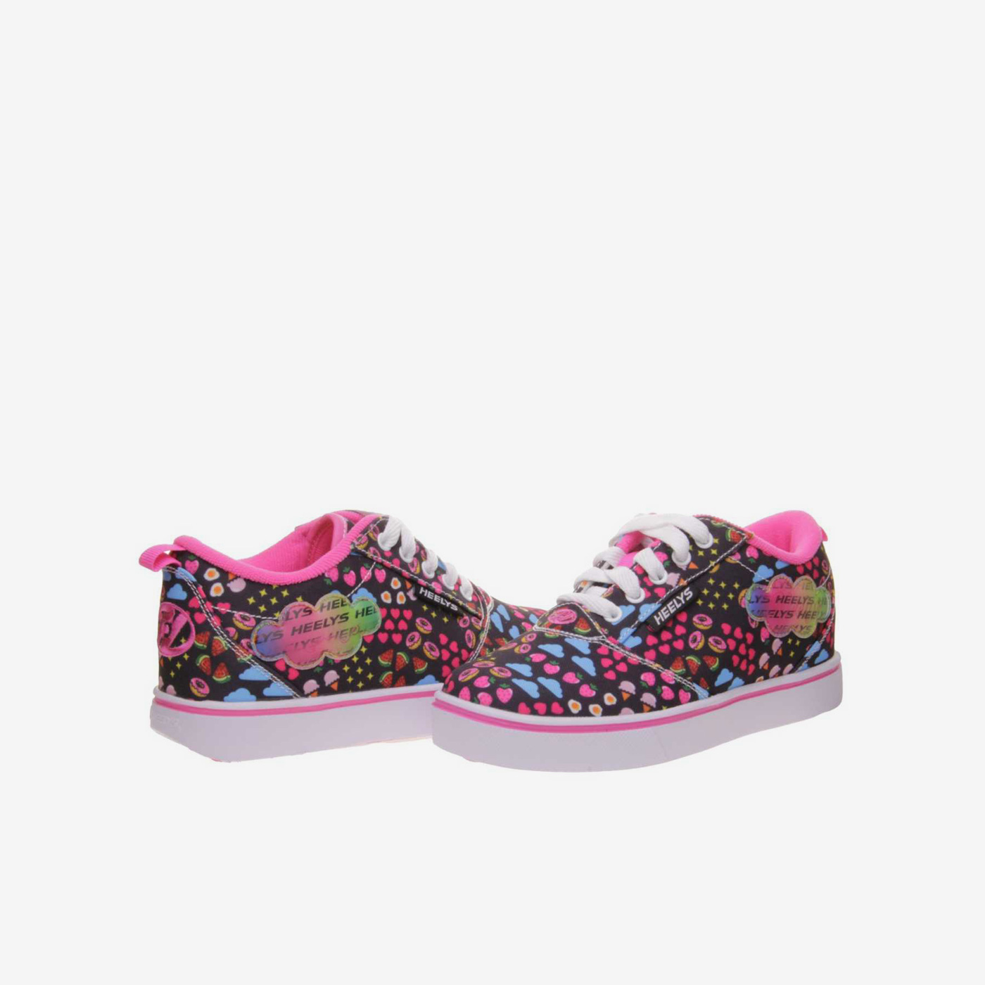 Heelys Prints negro/rosa neón multicolor