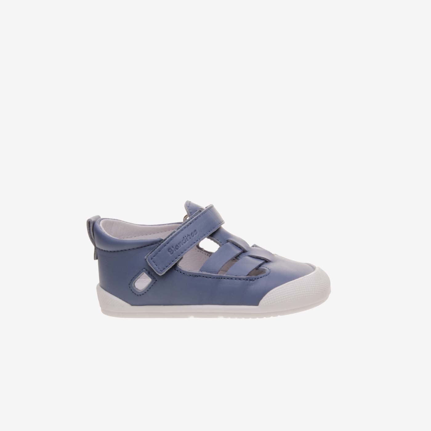 Sandalia primeros pasos de blanditos en azul