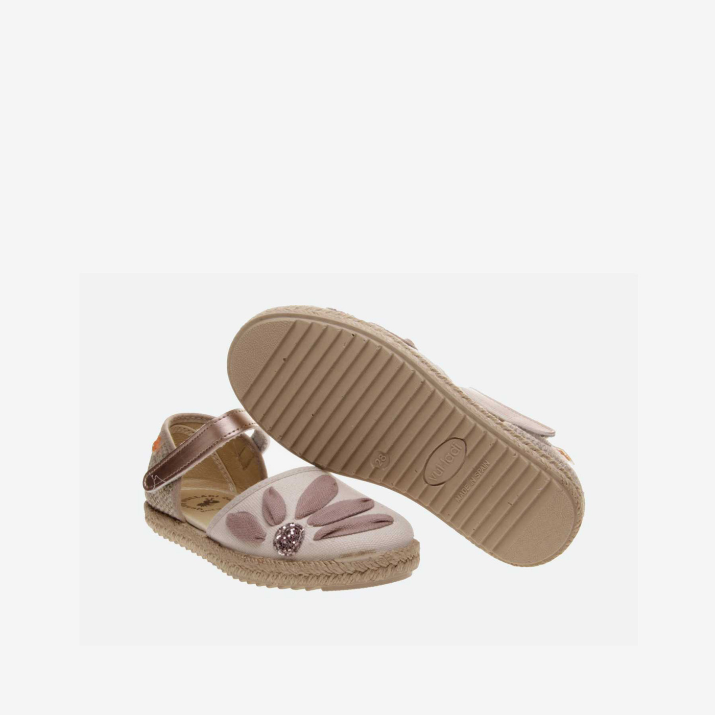 SANDALIA LONA CON VELCRO