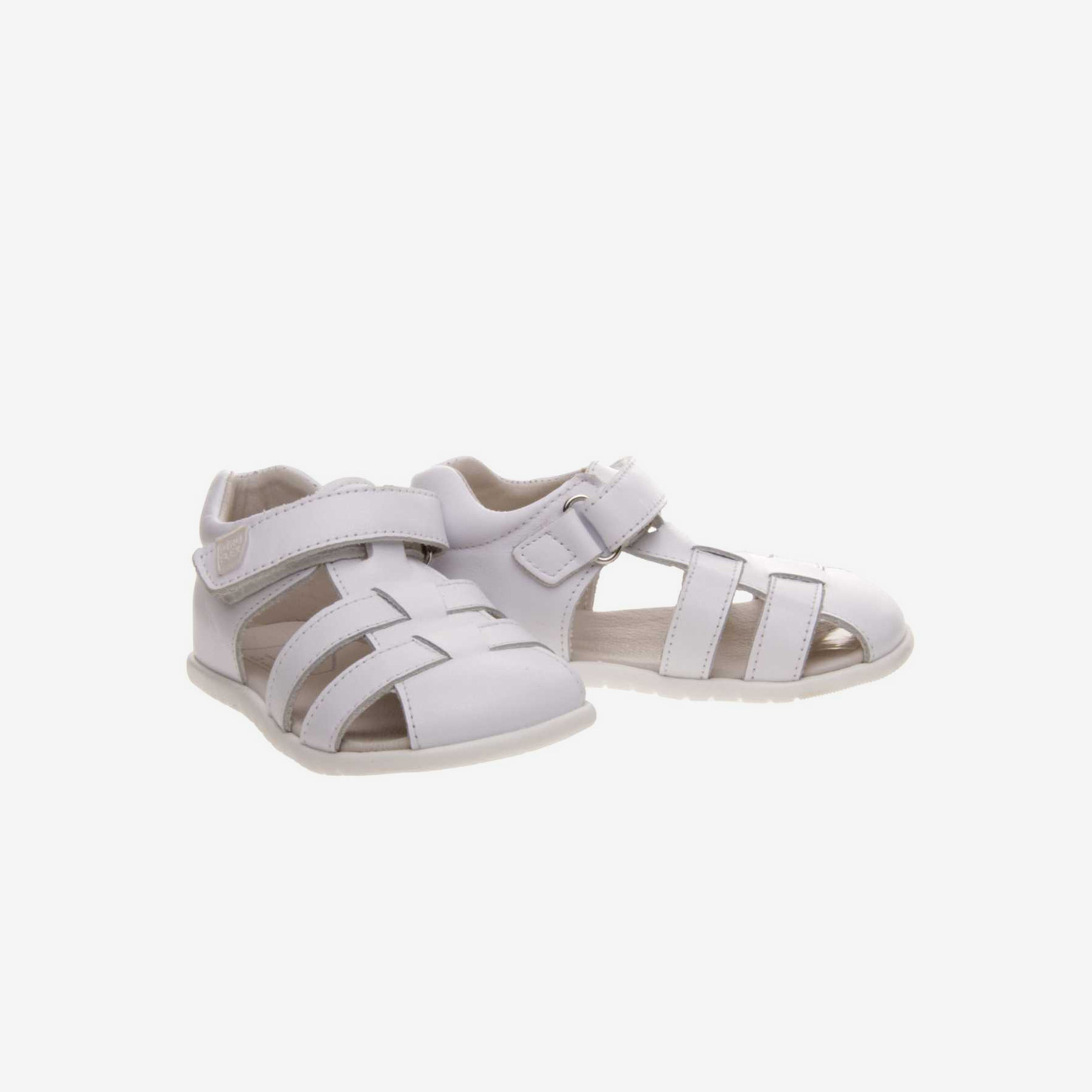 Sandalia unisex respetuosa en color blanco de Pirufelx.