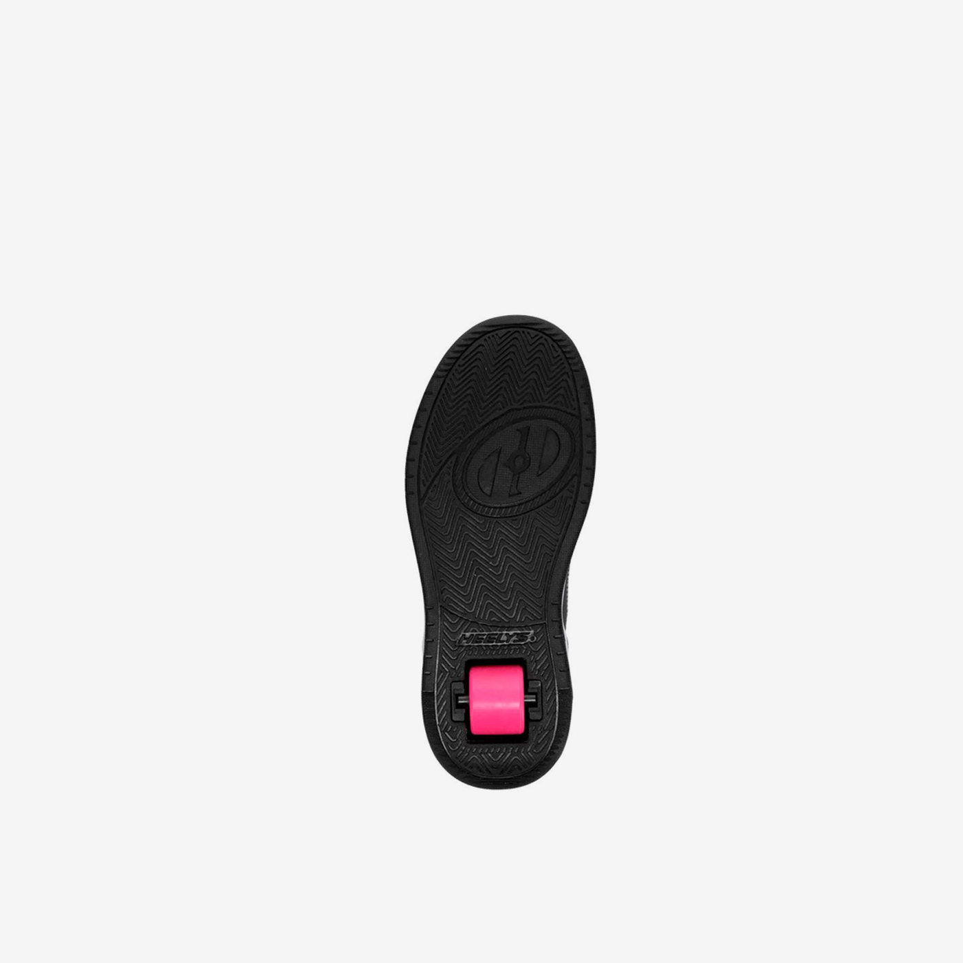 Heelys negras con rueda y cordones multicolor | Brilla rodando
