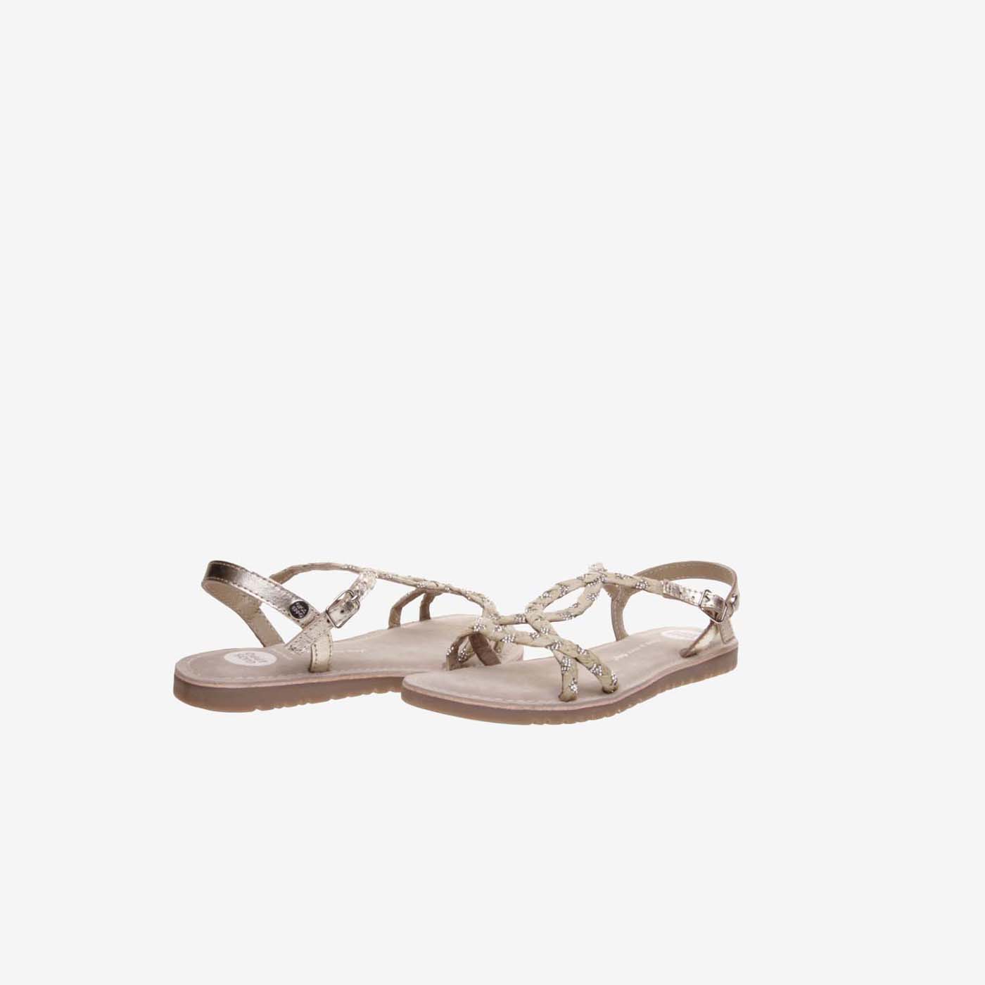 Sandalia niña Gioseppo de la linea vestir con ajuste de hebilla y tiras de brillo