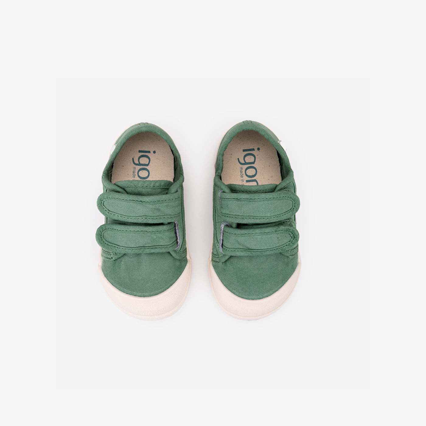 Lona Barefoot Respetuosa para Niños en color Verde – Marca Igor