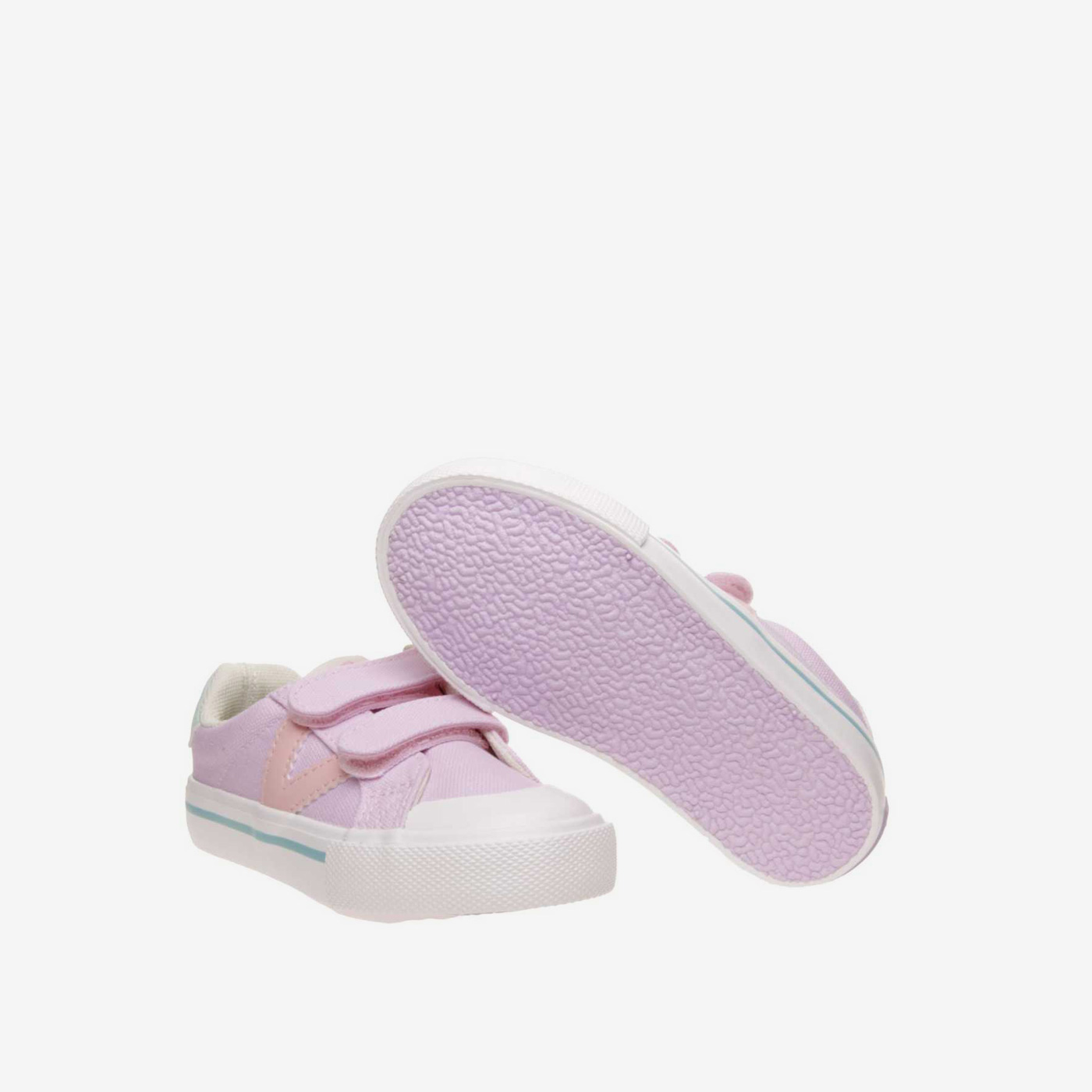 Lona de niña en rosa con velcro y puntera reforzada de Victoria.